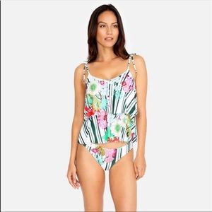 Johnny Was Hadley ruffle tankini set